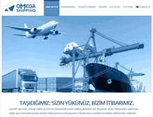Tablet Screenshot of omega-shipping.com